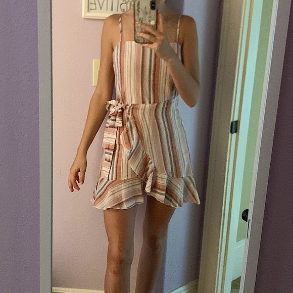 Princess Polly Stripe Dress - Picture 1 of 5